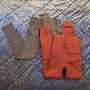 Bundle of Two Plush Target Brand Tights/Leggings Size Small/Medium
